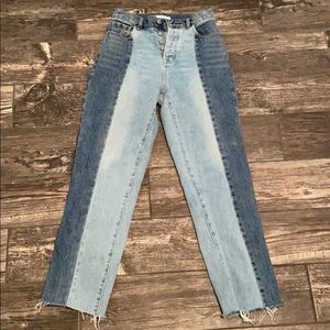 Pacsun two colored jeans